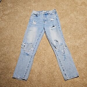PacSun Jeans, distressed, light wash, size 25